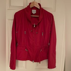 Red Armani collection jacket